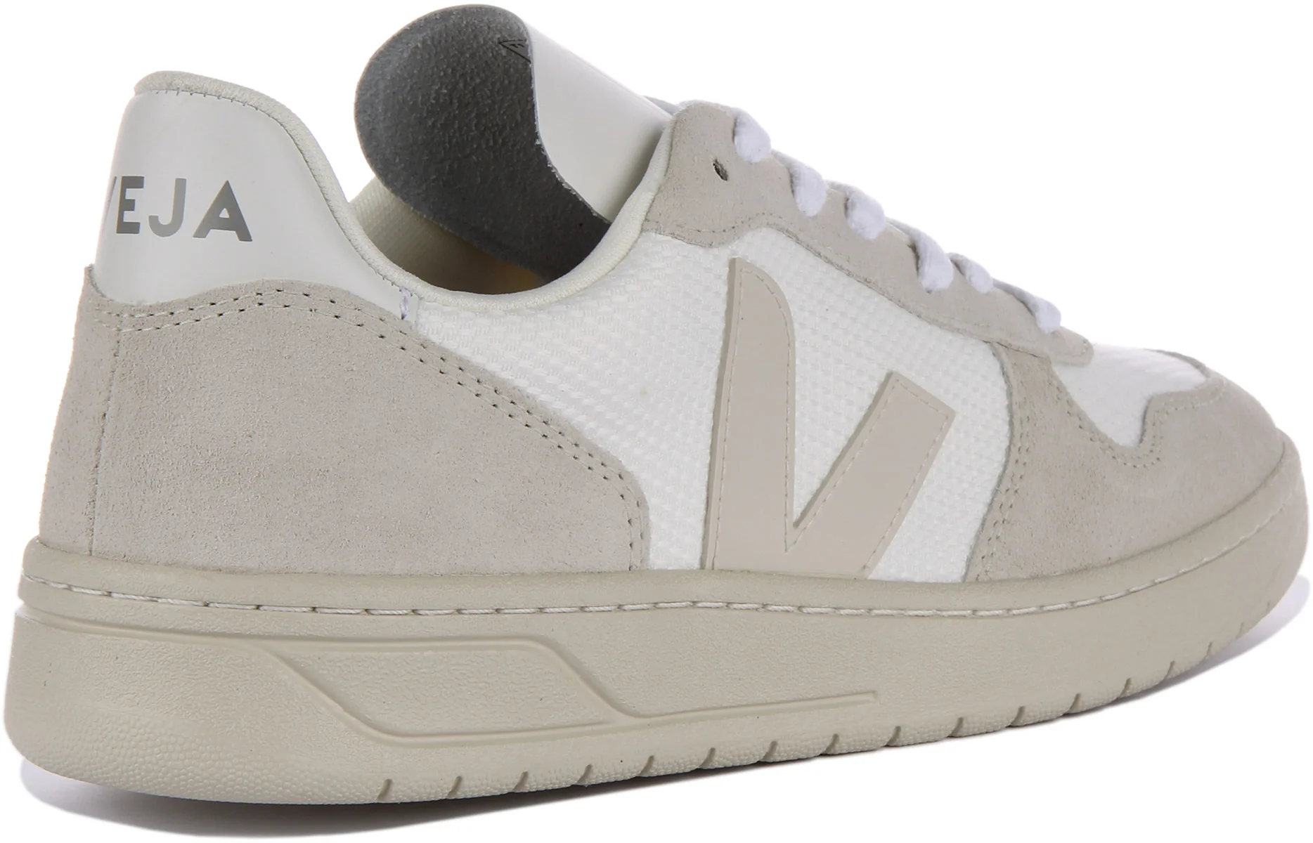 Veja V 10 B Mesh In White Grey For Men - Image 3