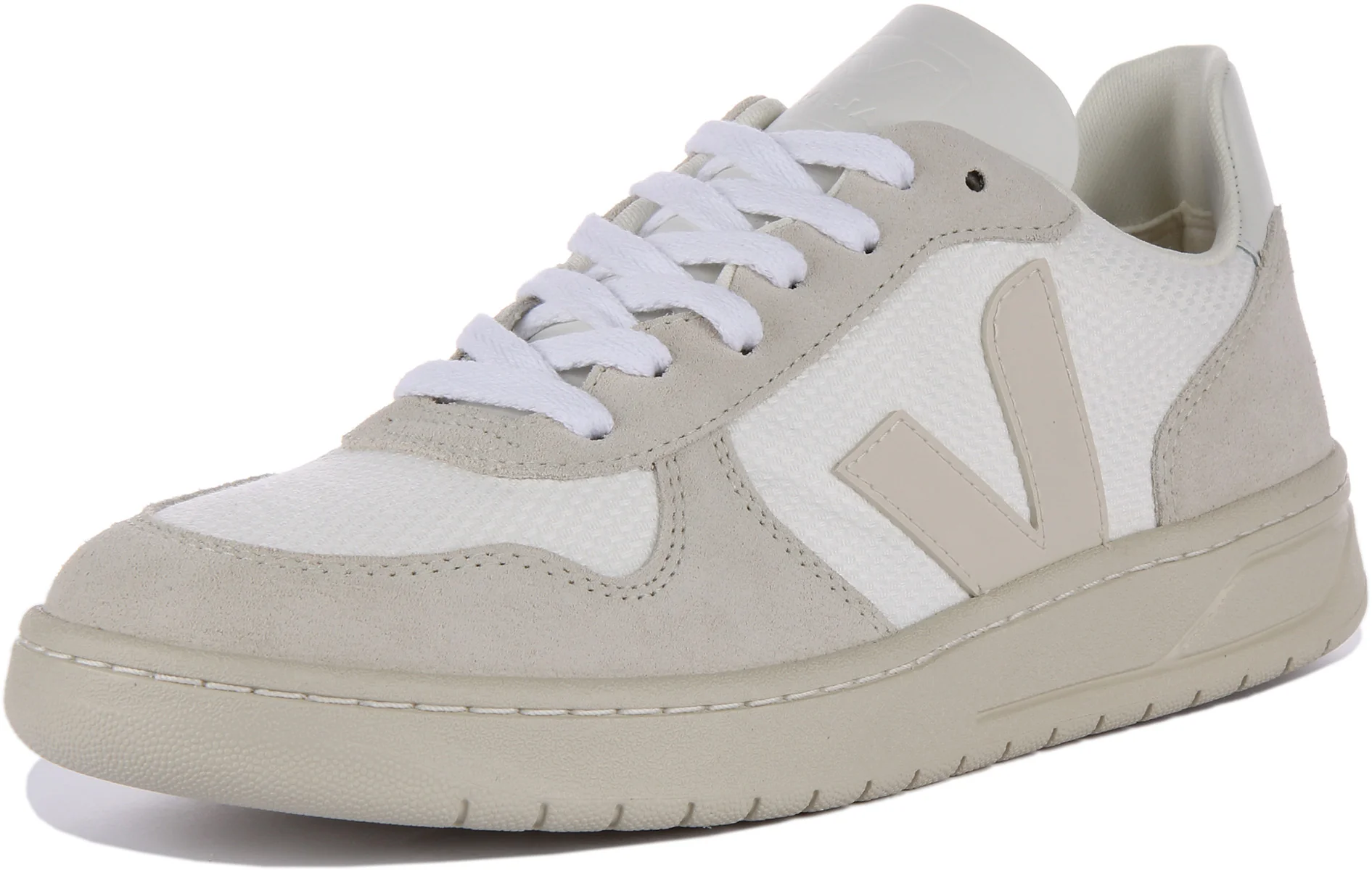 Veja V 10 B Mesh In White Grey For Men - Image 6